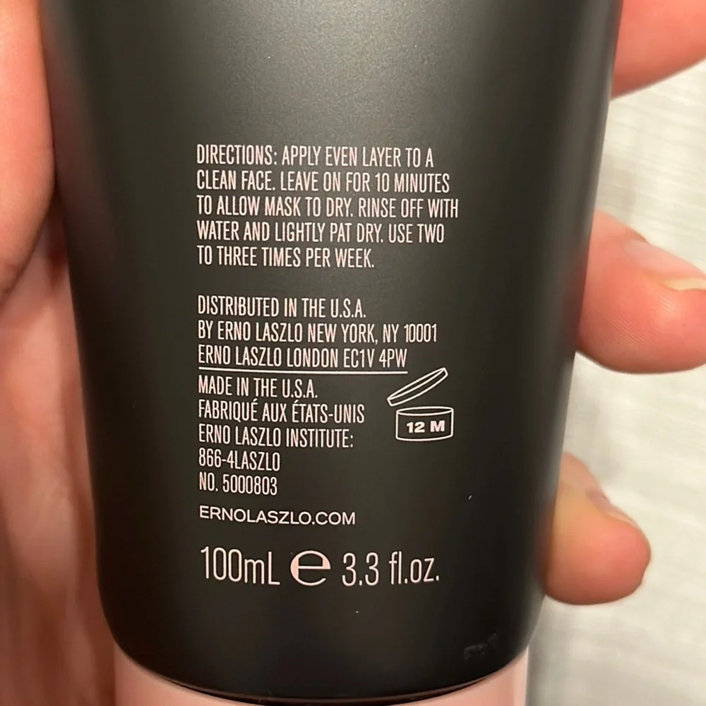 Erno, Laszlo, exfoliate and detox, pore cleansing clay mask💕 👩‍🦳🧴